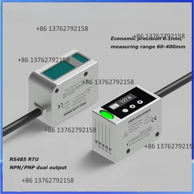 Industrial Laser Displacement Sensor - 0,1 mm nauwkeurigheid Contactloze Laser-afstandssensor 40-1000