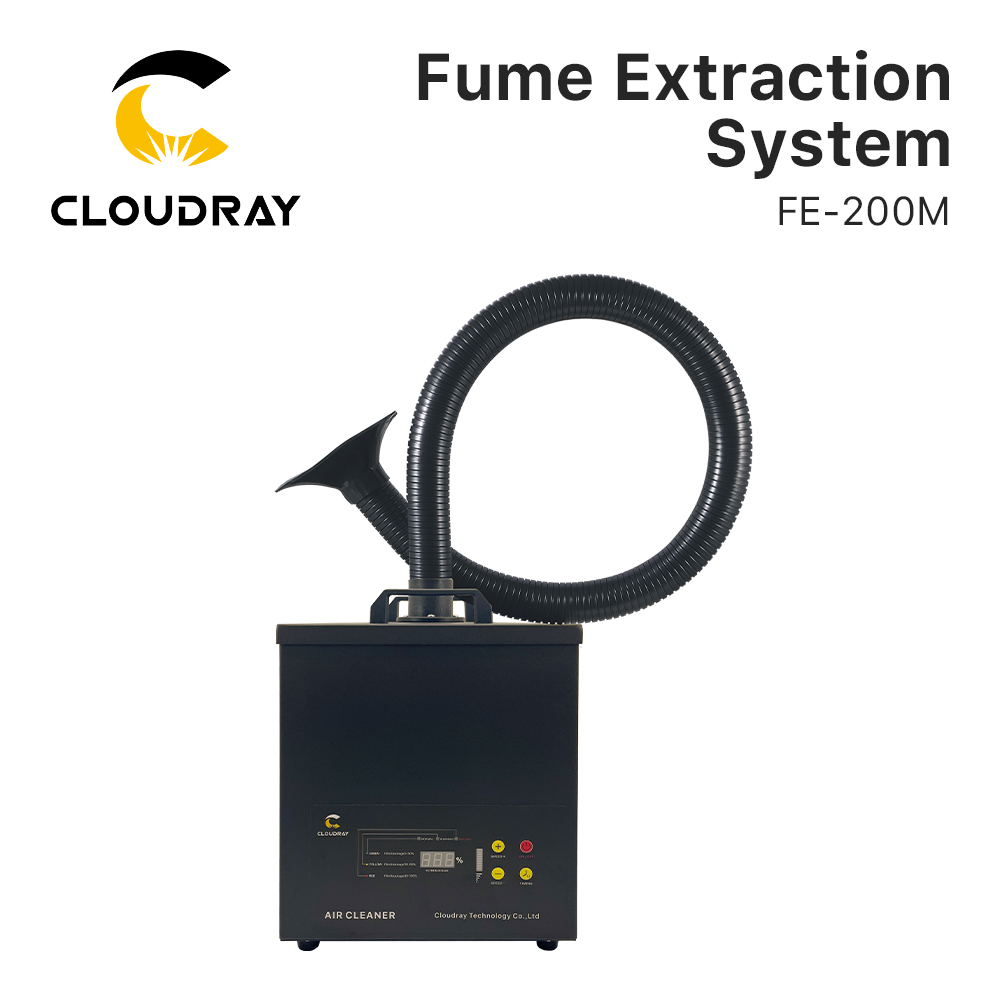 Industrial Laser Cutting - Cloudray Rookafzuigsysteem FE-200M voor lichte toepassingen