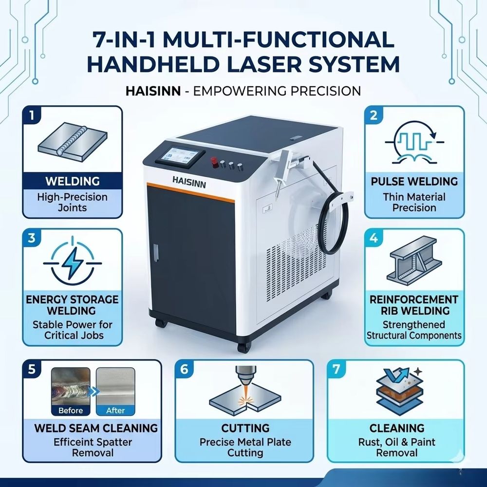 Industriële draagbare vezellas - Industrial Laser Welding Machine Hand Held recensie en prijs