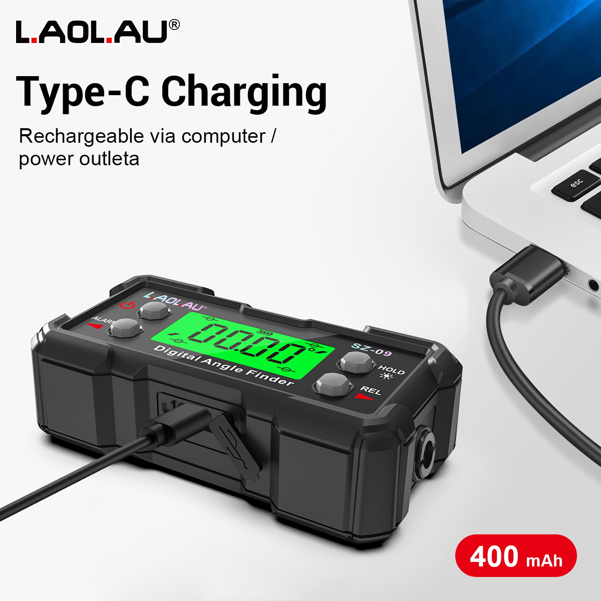 Digitale laserhoekmeter USB op - Industrial Laser Alignment recensie en prijs