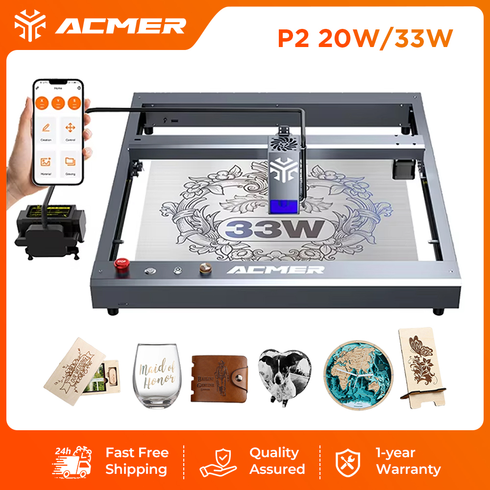 ACMER P2 33W Lasergraveer- en  - Industrial Laser Cutting recensie en prijs