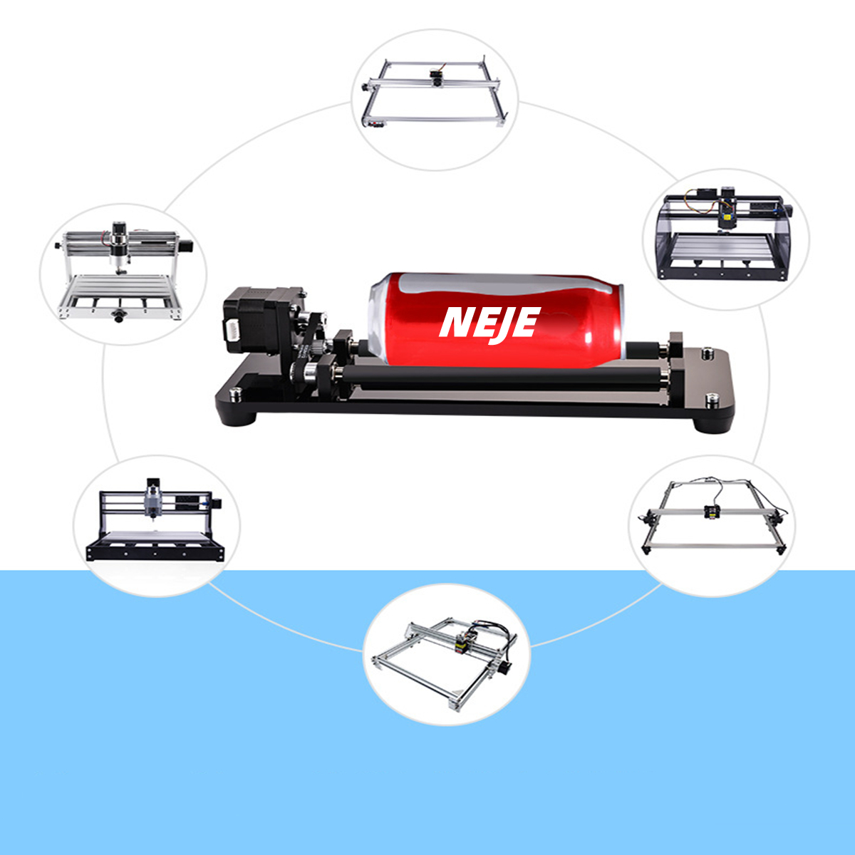 NEJE snijmachine roterende rol - Industrial Laser Table recensie en prijs