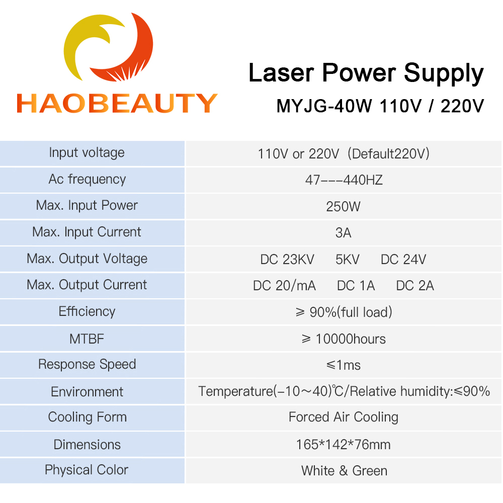 HAOBEAUTY MYJG-40 CO2 Laser Vo - Industrial Laser Engraving Machine recensie en prijs