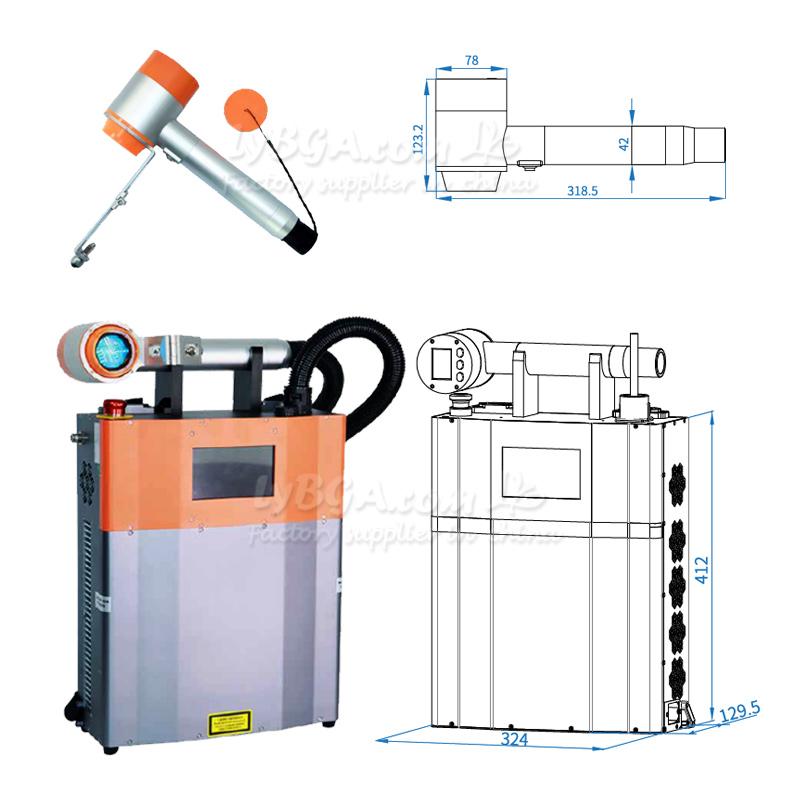 LY-LCG100A 100 W gepulseerde l - Industrial Laser recensie en prijs