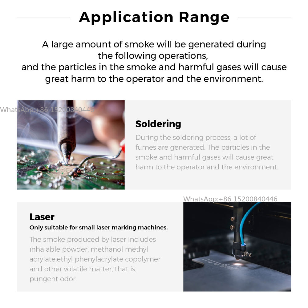 Industriële soldeerrookafzuige - Industrial Laser Fume Extractor recensie en prijs