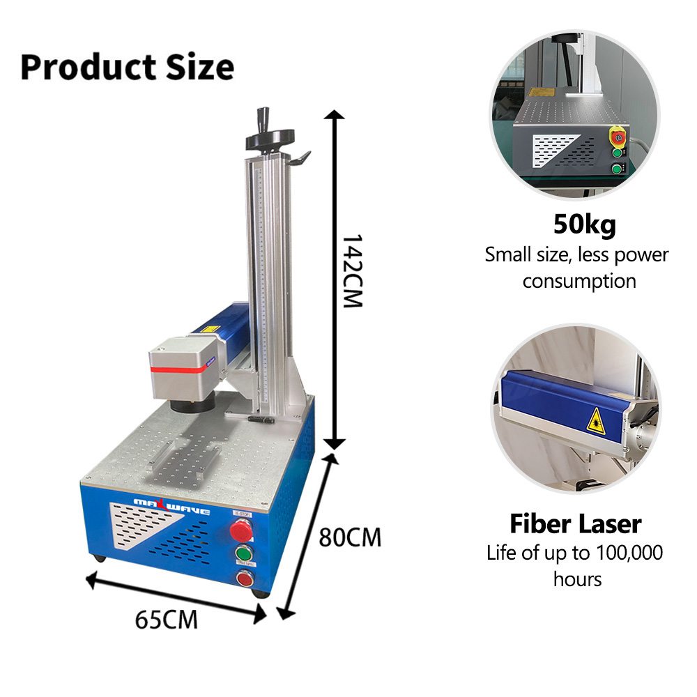 50W IPG-vezellasergraveermachi - Industrial Laser Engraving Machine recensie en prijs