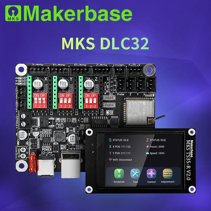 Makerbase MKS DLC32 Grbl-contr - Industrial Laser Engraving Machine recensie en prijs