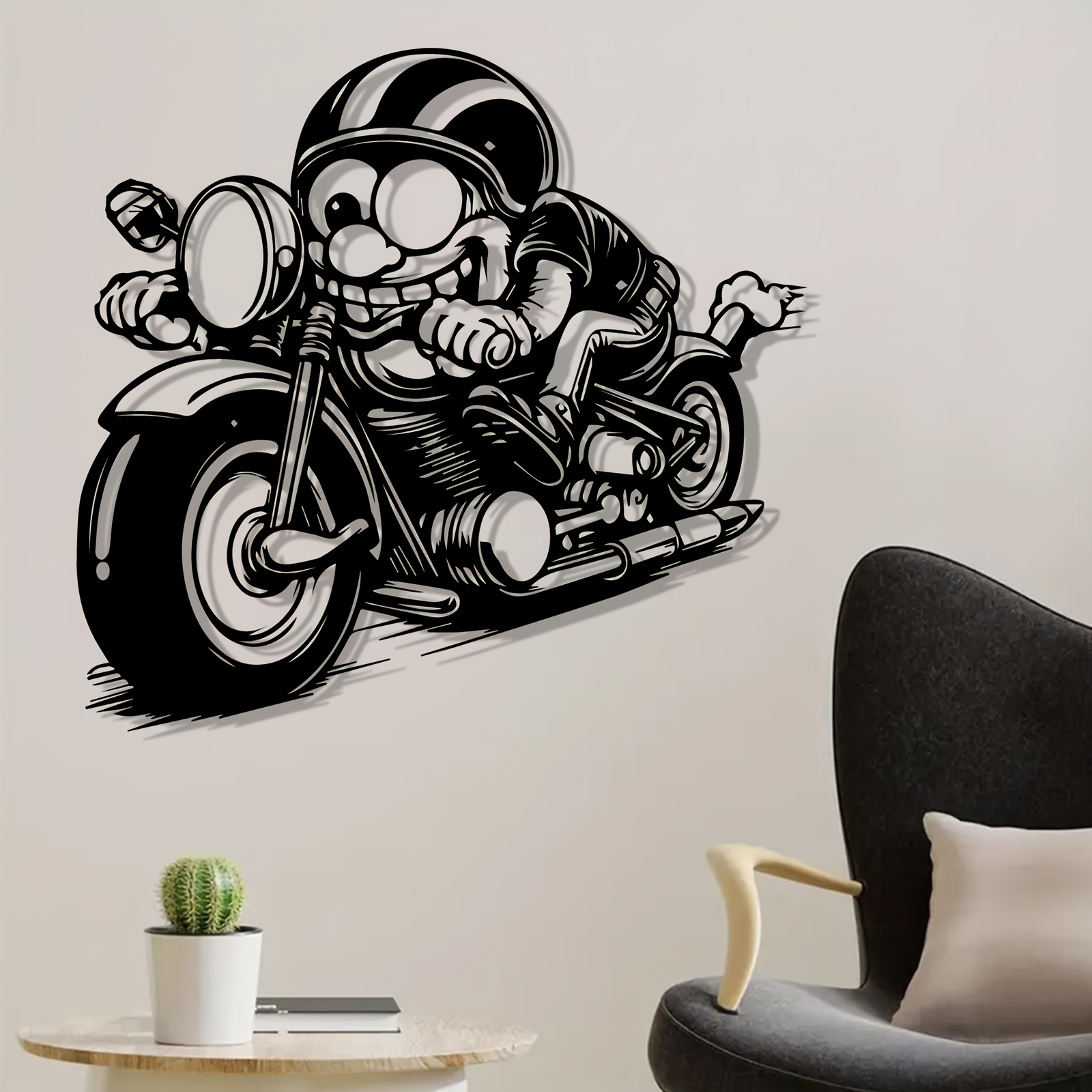 2D Platte Motorrijder Metalen  - Industrial Laser Brands recensie en prijs