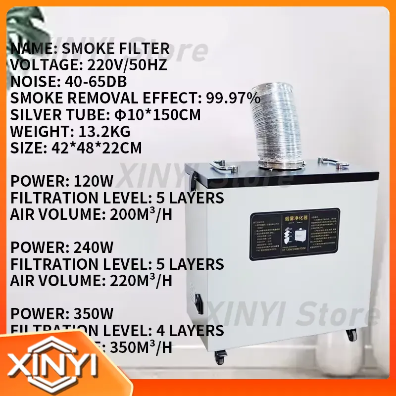 Nieuwe stijl 240W zuivere luch - Industrial Laser Fume Extractor recensie en prijs